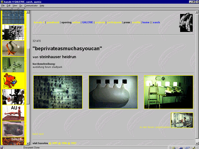 
screenshot galerie 1996