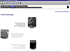 
screenshot unterseite 'Bücher Neuerscheinungen', layoutversion 1