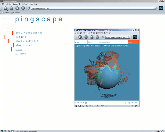 
screenshot unterseite java-visualisierung